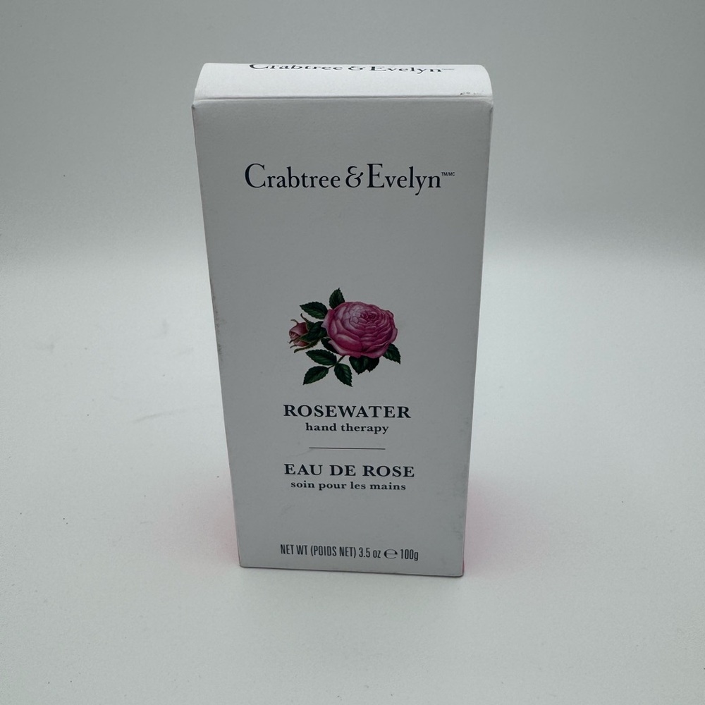 Crabtree & Evelyn Ultra-Moisturising Hand Therapy, Rosewater, 3.5 oz